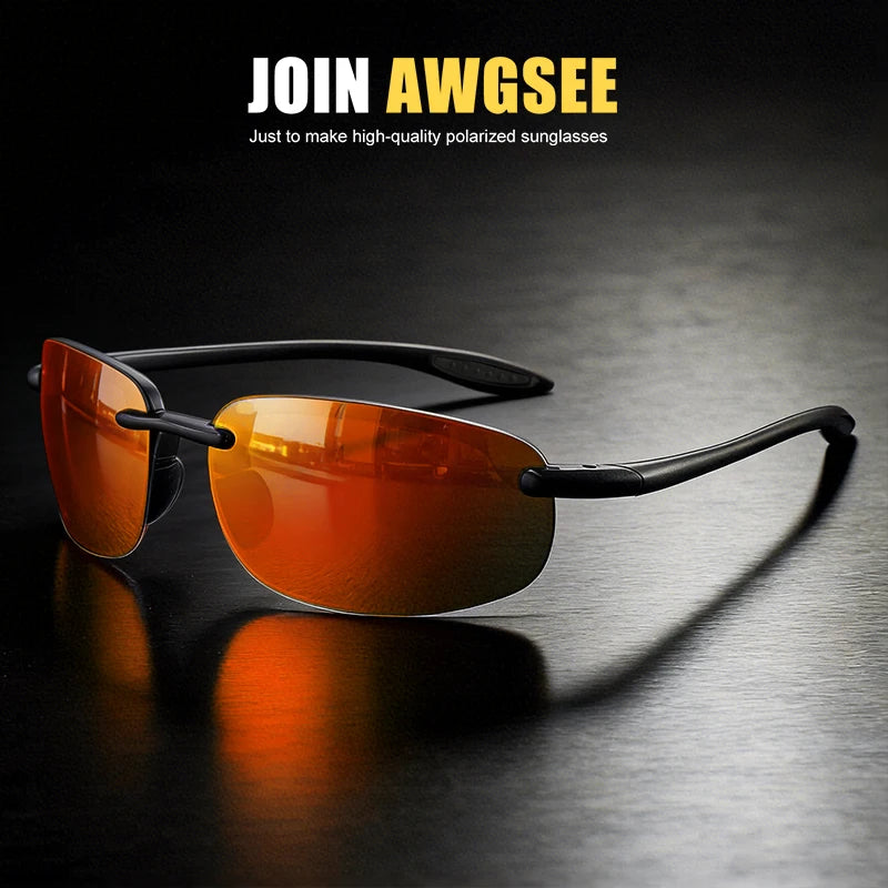 Polarized Sports Sunglasses TR90 Material Flexible & Durable - UV Protection for Driving Fishing Golf Cycling Unisex
