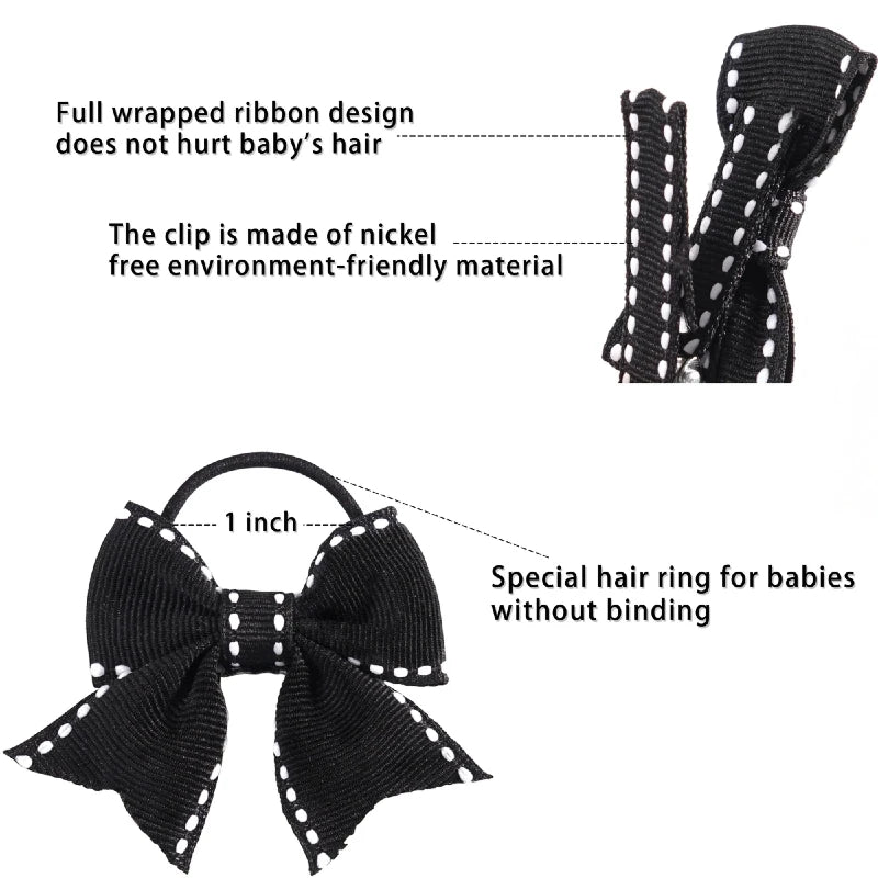 10 Pieces/Set Wholesale Children Girl Hair Clips, Barrettes, Hair Bows, Hair Ties, Headwear for School Girls Accessories