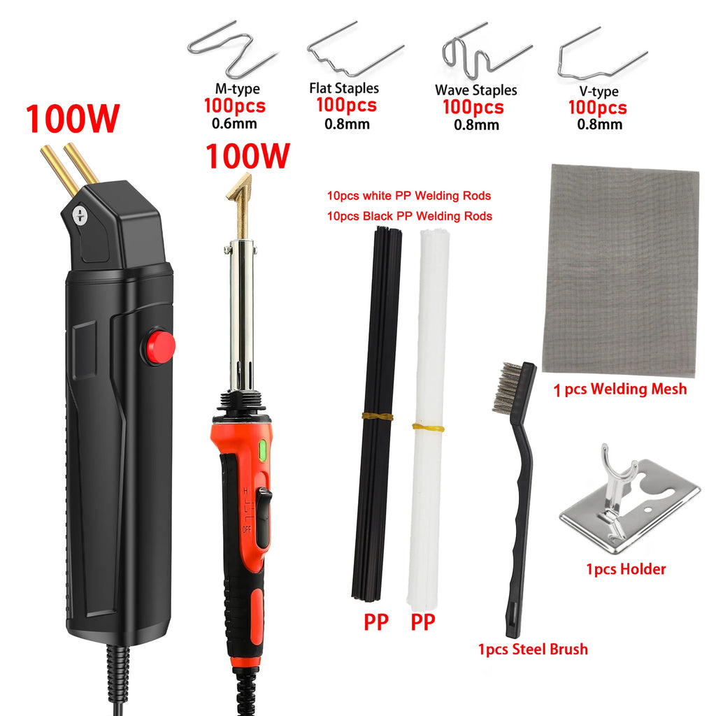50W / 100W Home Leather Ironing Tool Crack Repair Smoothing Tool Repair Plastic Soldering Iron Car Bumper Welding Machine,Tools
