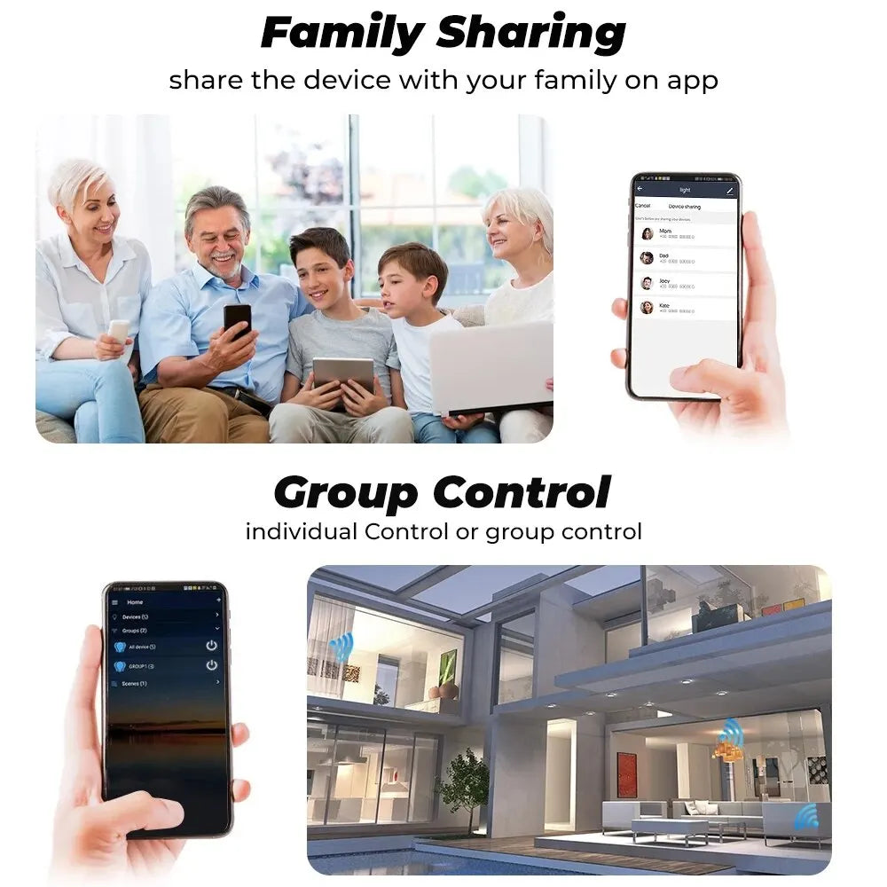 WIFI Switch Smart Home Automation Relay Module Work With Tuya appAlexa Timing Switch Smartlife APP Wireless Remote Control Relay