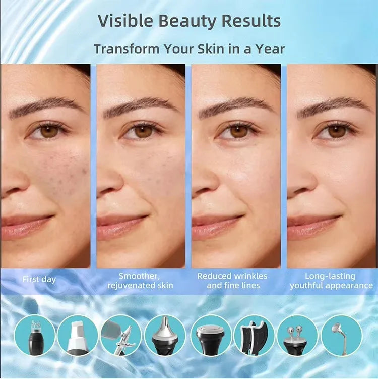 10 IN1 Hydra Beauty Skin Cleansing Facial Machine Water Aqua Peeling Equipment