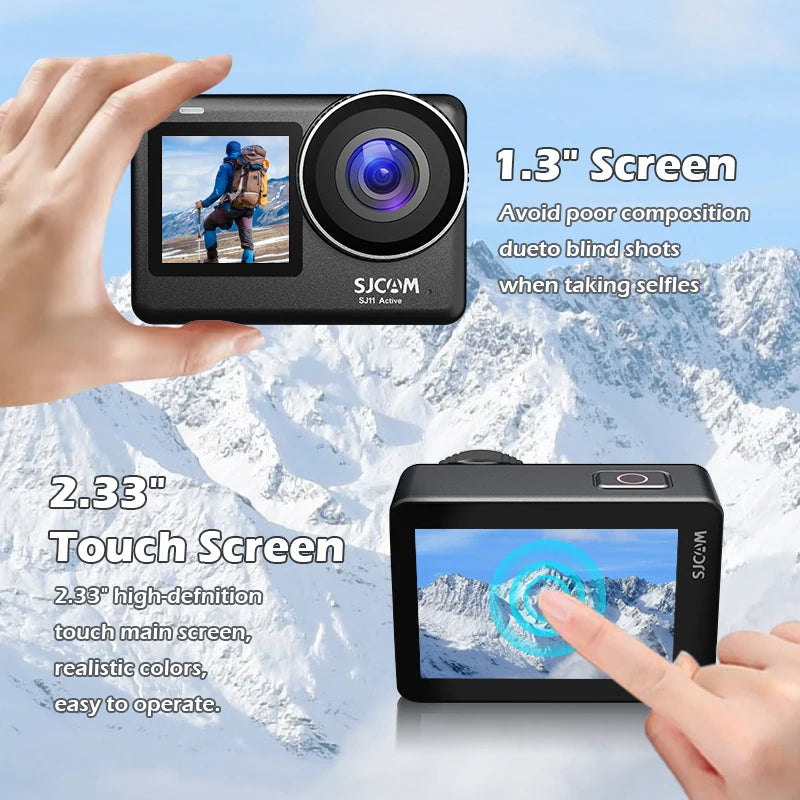 SJCAM Flagship SJ11 Or CAM4 Action Camera 4K 2.33" Touch Screen Waterproof 5G WiFi Active HDR Video action cam camera sport