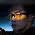 Day Night Dual Use Driving Glasses Anti High Beam Unisex Eyeglasses