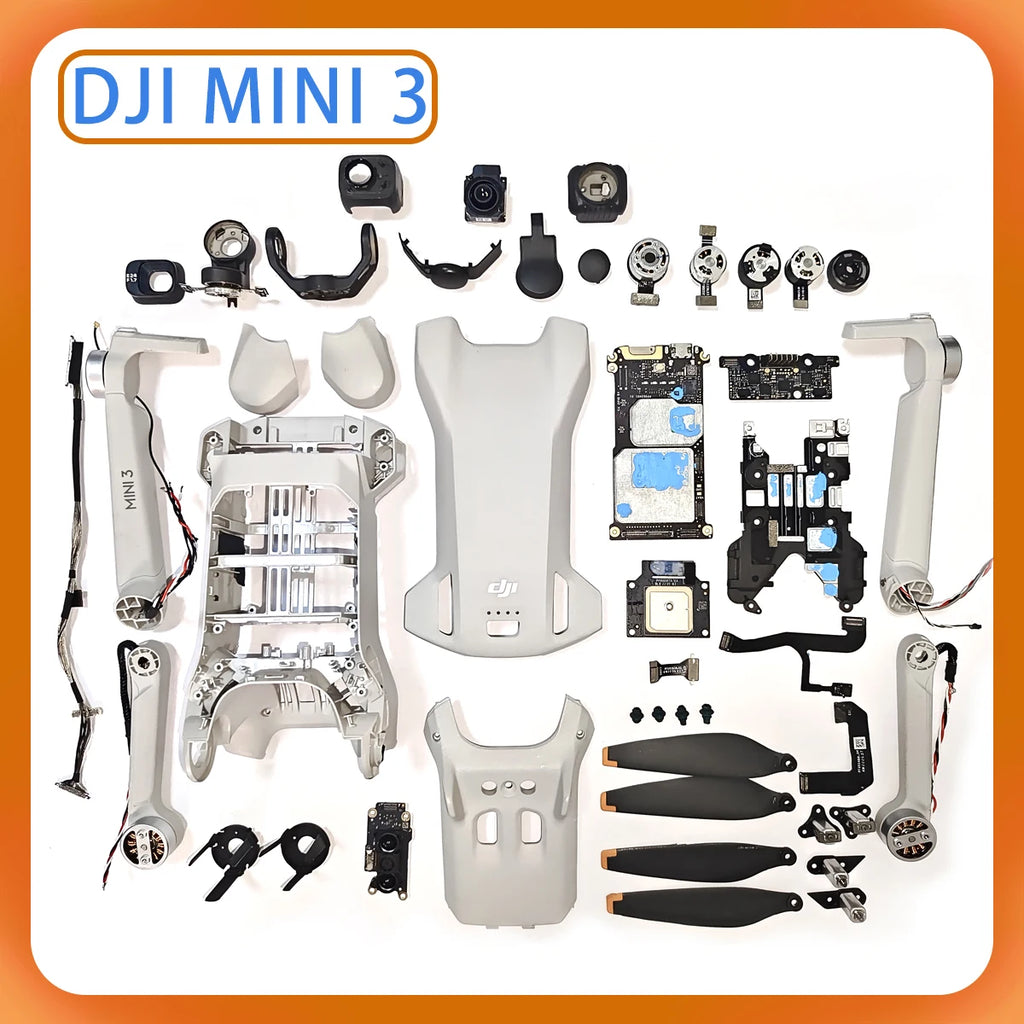 For DJI Mini 3 Shell Engine Motor Arm Gimbal Motor Yaw Motor GPS ESC, Propellers, Body Accessories, Tested in Good Condition