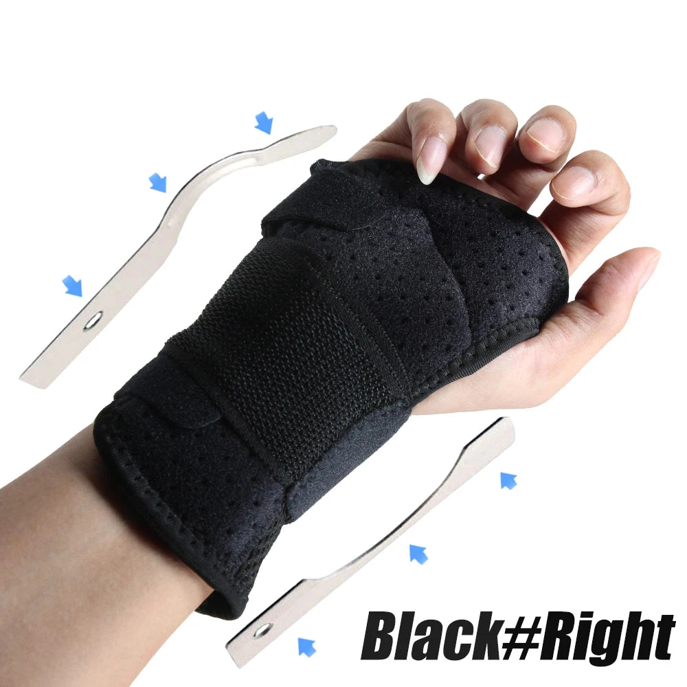 Carpal Tunnel Wrist Brace Adjustable Wrist Support Brace Wrist Compression Wrap for Arthritis Tendinitis Pain Relief