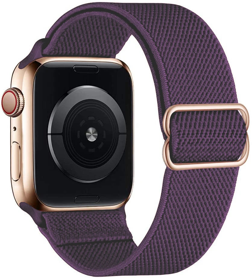 Scrunchie Strap for Apple Watch Band 45mm 44mm 40mm 41mm Adjustable Nylon Bracelet iWatch Series Ultra 3 4 5 SE 6 7 8 9 10 11
