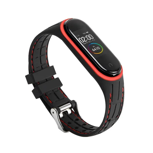 Strap for Mi Band 7 6 5 4 3 Watchband Sport Silicone Smartwatch Bracelet for Xiaomi Mi Band 6 4 7 5 Strap Accessories Wristband