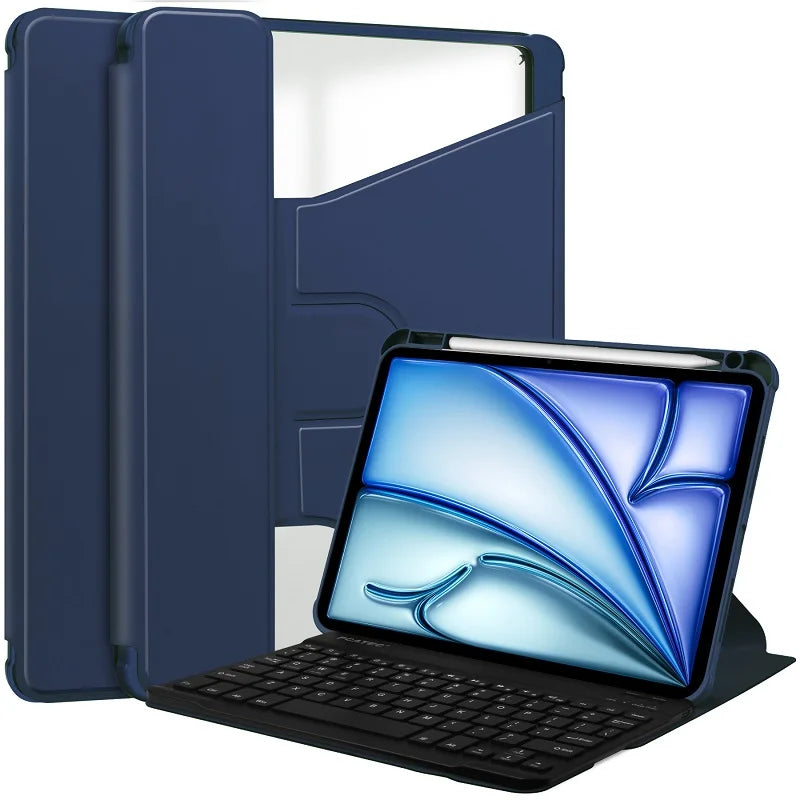Smart Cover for Lenovo Tab M11 TB-330FU TB-331FC Case Xiaoxin Pad 2024 11 inch Wireless Keyboard funda withe pencil Holder Stand