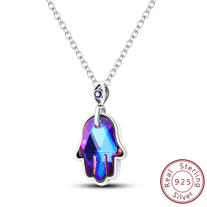 Necklace 925 Sterling Silver Butterfly Love Heart Bear Classic Simple Adjustable Necklace For Women Girl Fashion Jewelry Gifts