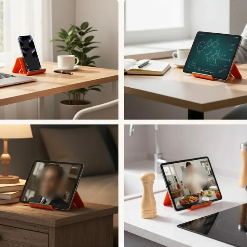 Universal Desktop Holder Multi-Functional Lazy Stand for Phone Tablet Laptop Arbitrarily Foldable Creative Deformation
