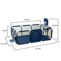 Baby Playground Playpen Corralito for Baby Toddlers with Thicken Steel Pipes Kids Play Park Activity Fence Ball Box Game Playpen