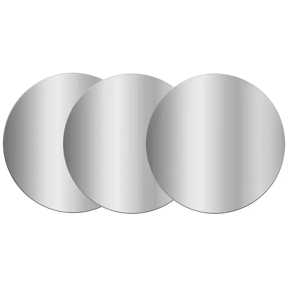1-5PCS 8CM Magnetic Metal Plate Disk for Mobile Phone Tablet Universal Self Adhesive Iron Disk Patch Sticker for Magnetic Holder