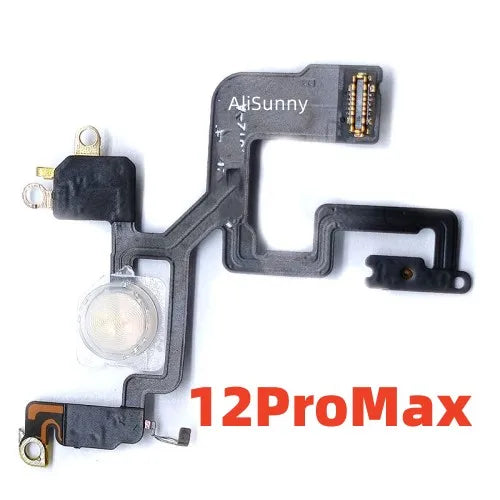 1pcs Distance Flash Flex Cable For iPhone 15 14 Plus 13 Pro Max 12 Proximity LED Light Sensor Ambient Flashlight
