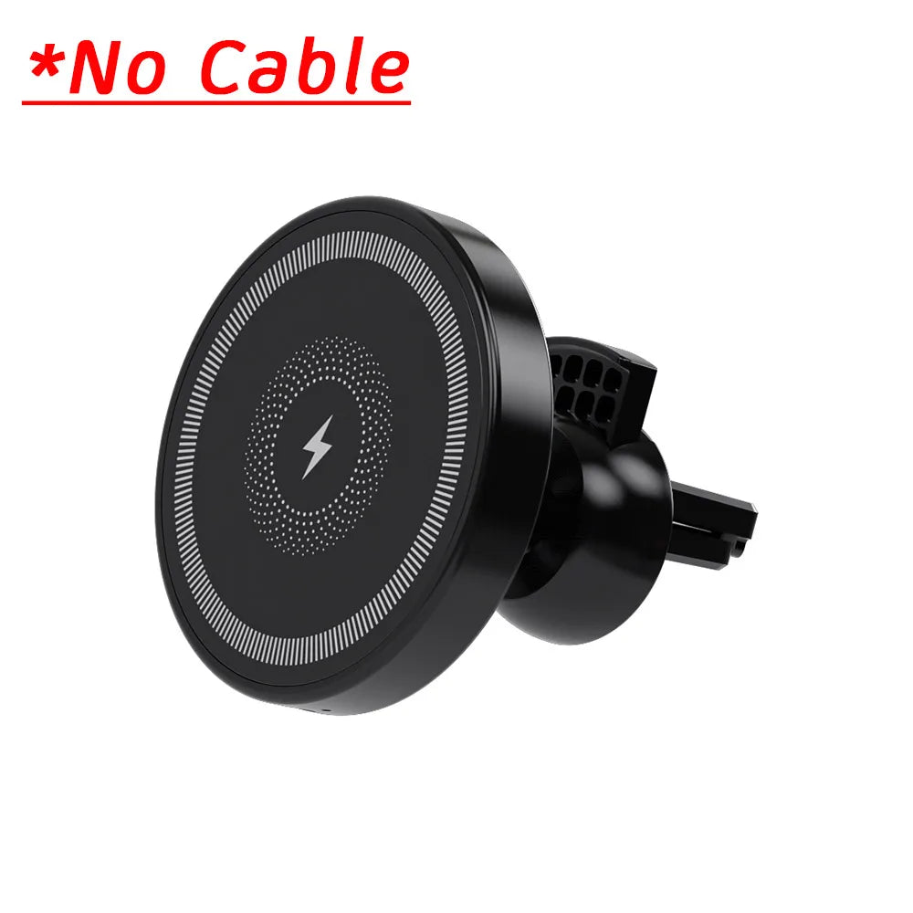 Car Air Vent Magnetic Wireless Charger Phone Holder Stand For iPhone 17 16 Pro Max 15 14 13 12 Fast Charging Cellphone Bracket