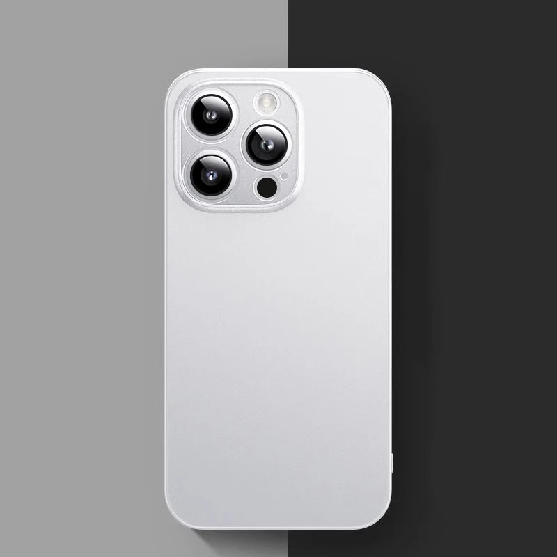 0.3mm Ultra Thin Matte Case For iPhone 16 15 14 13 12 mini 11 Pro XS Max X XR 7 8 Plus 16e Translucent Hard Frosted Cover Fundas