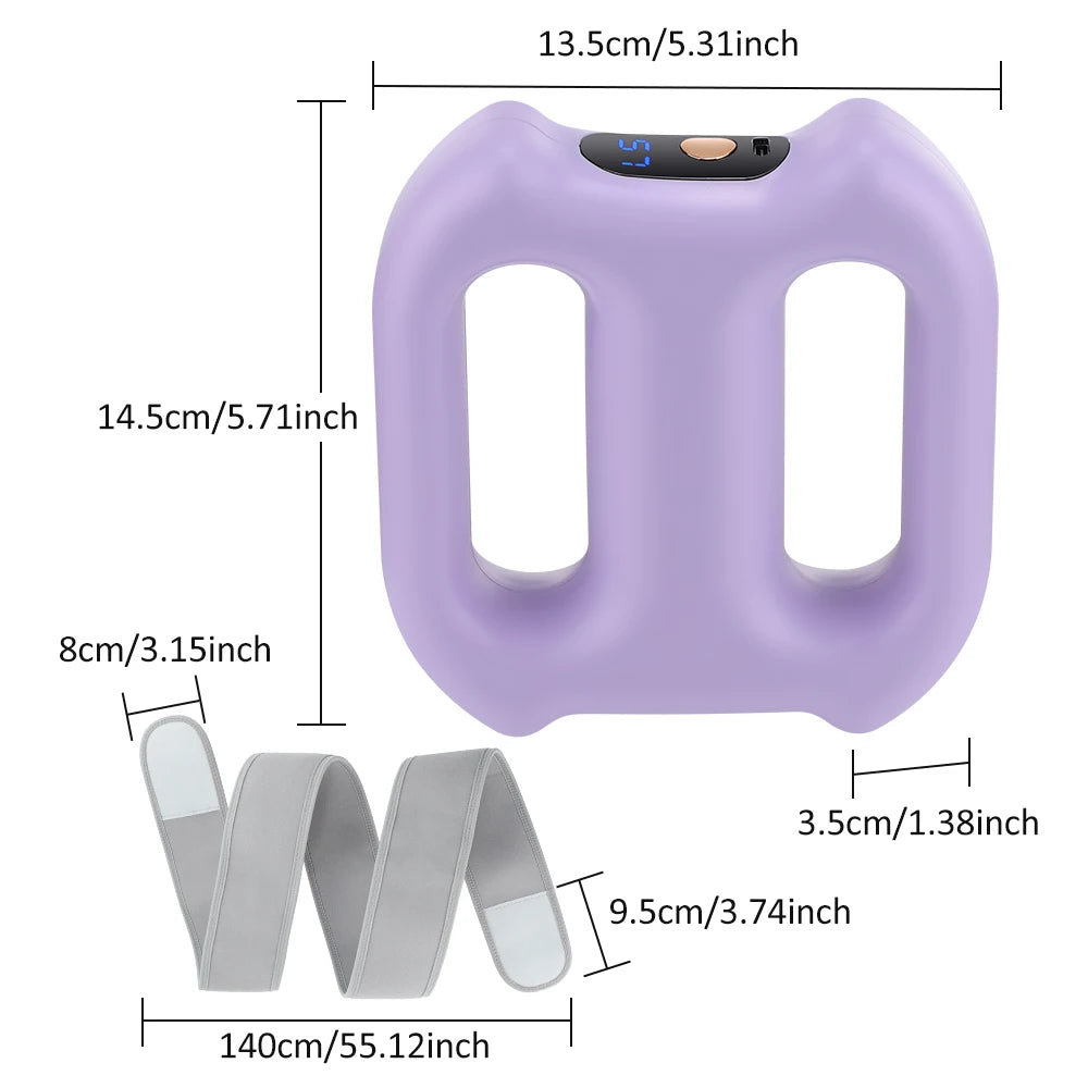 Electric Full-Body Fascia Ring Portable Vibration Fascia Massager Fat Burning Body Weight Loss Deep Tissue Muscle Relief & Relax