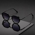 1 Pair Unisex Round Metal Fashionable Sunglasses Vintage Irregular punk Man Sun Glasses  Classic UV400 Male Female Eyeglasses