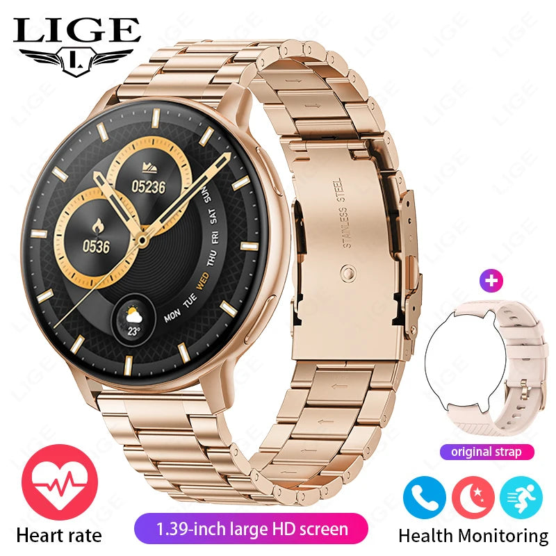 FOXBOX Smart watch Health Monitoring Sport Fitness Tracker Bluetooth Call Waterproof Men Women Luxury Smartwatch For IOS Android