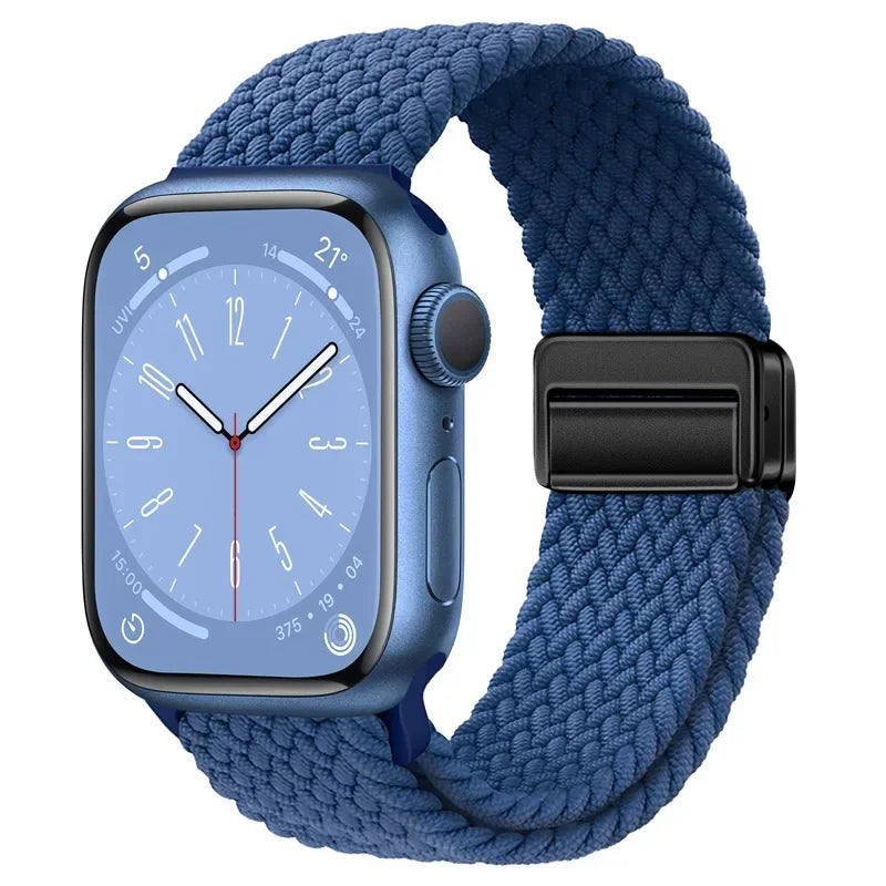 Nylon strap For Apple watch 11 10 42mm 46mm 9 8 7 45mm 41mm Ultra 3/2/1 49mm Magnetic wristband For iWatch 6 5 4 3 SE 44mm 40mm