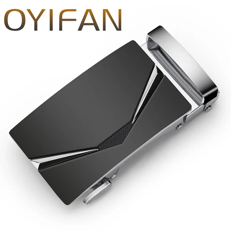 Men's Automatic Belt Buckle for 3.5cm Ratchet Belt Replacement Buckle, Fashion Style Men's Belt Buckle
