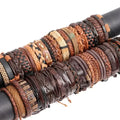 5PCS Random Style Men's Women's Webbing, Rope,Leather Bracelet Classical Festive Women Gift(Including But Not Limited to Pic)