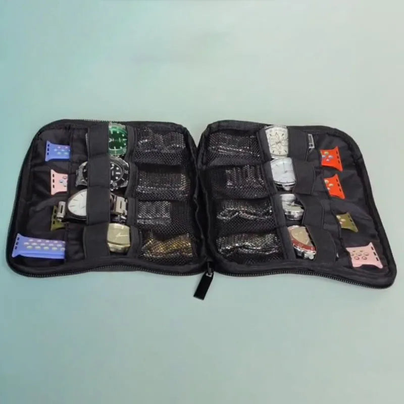 Waterproof Portable Box watch Holder Organizer Storage for Men Women smart watch boxes for Apple watch strap storage box watches