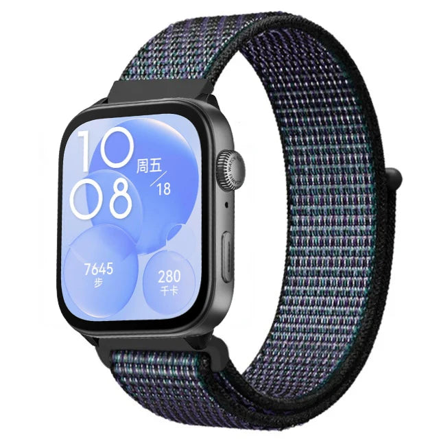 Nylon Loop Strap For Huawei Watch Fit 5/4/3 Sport Breathable Replacement Bracelet Wristband Huawei Watch Fit 4 5 Pro Accessories