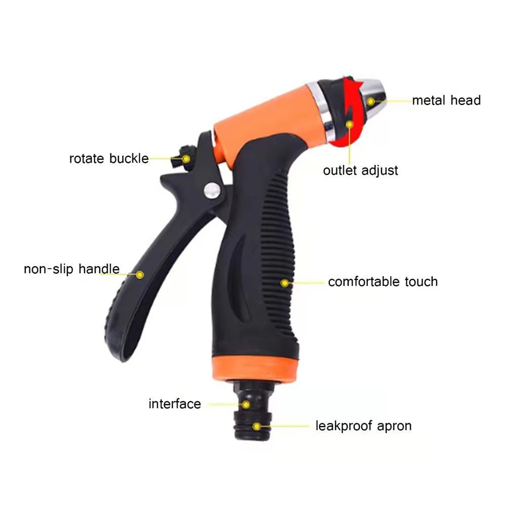 High-Pressure Car Wash Water Gun Car Wash Machine, Multi-Functional Garden Adjustable Water Spray Gun