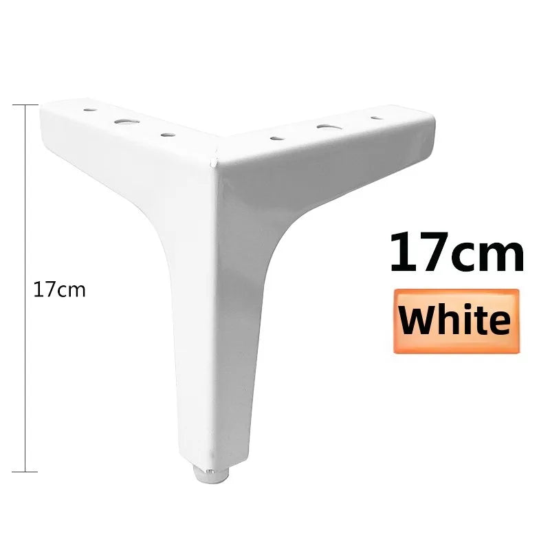 4pcs Modern furniture legs metal gold Black Iron Sofa Feet for Table Bed Chair Desk Dresser Cabinet support Furniture Hardware