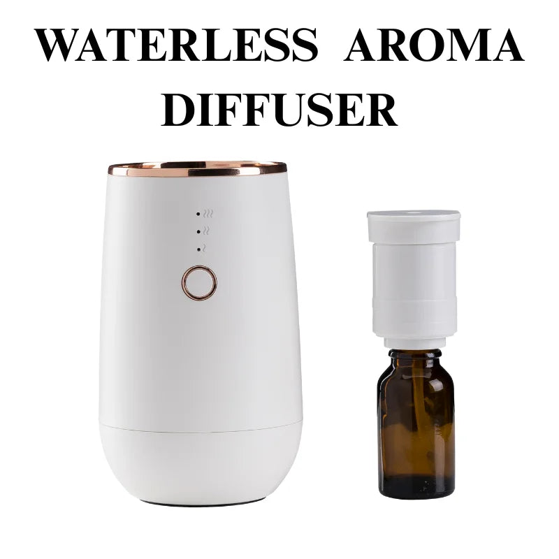 Mini Home Waterless Essential Oils Diffuser Car Fragrance Aromatherapy Diffuser Higher Atomizing Efficienc Home Air Freshener