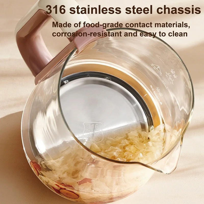 1.8L Smart Electric Kettle Multi-function Health Pot Glass Temperature Control Pot Appointment Baby Milk Pot Home Tea Maker 220V