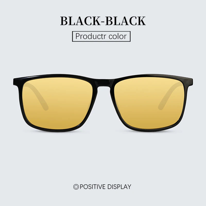 Night Vision   Yellow Lens Anti-Glare Goggle Night Driving Sunglasses Eyewear  UV400