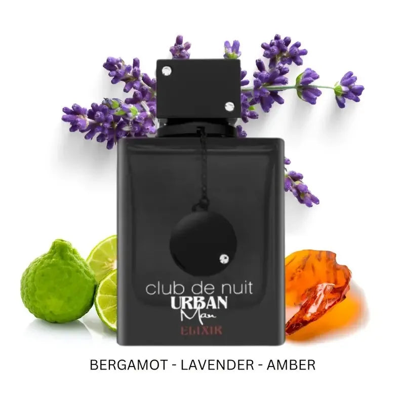 Armaf Club De Nuit Urban Man Elixir Saffron Eau de Toilette Spray, 3.6 oz