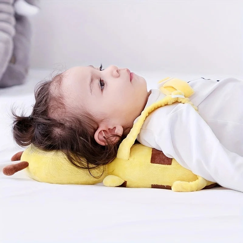 1PC Little Bee Baby Anti-Fall Pillow, Breathable Head Protection for Toddlers, Baby Head Protector, Nursing Pillow for Kids