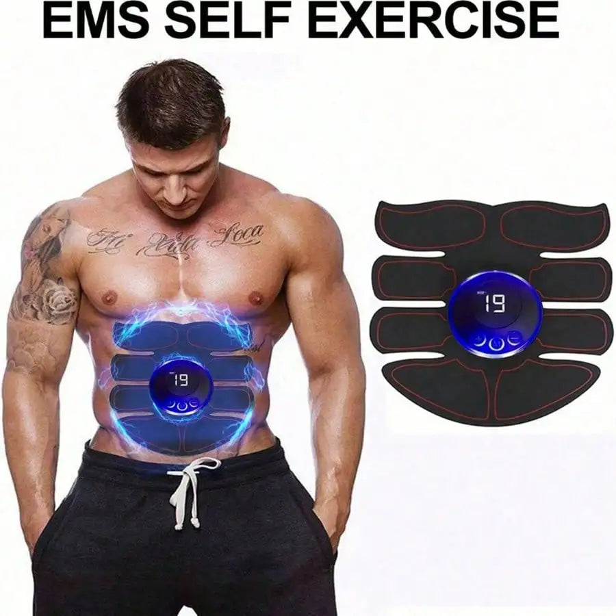 2026 EMS Abdominal Muscle Stimulator Fitness ABS Arm Training Patches Muscle Exercise Instrument USB Charging Home Men