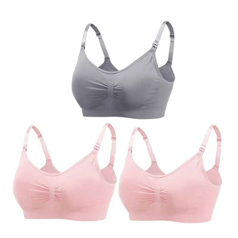 3PC/lot Maternity Nursing Bras Cotton Breastfeeding Pregnant Women Pregnancy Underwear Breast Feeding Bra Clothing Lactancia