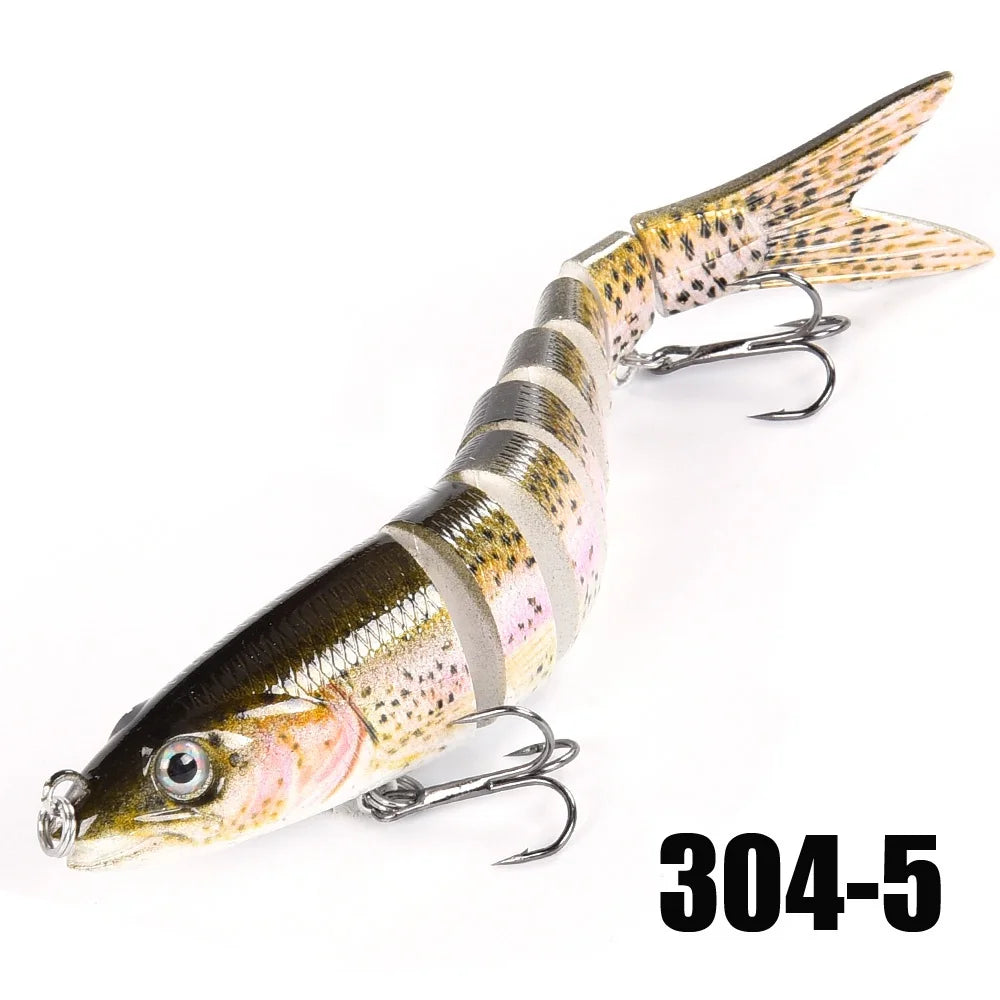 Fishing Lures Multi Jointed Swimbait Crank Bait Slow Sinking Bionic Artificial Bait Freshwater Saltwater Trout Bass Fishing Acce
