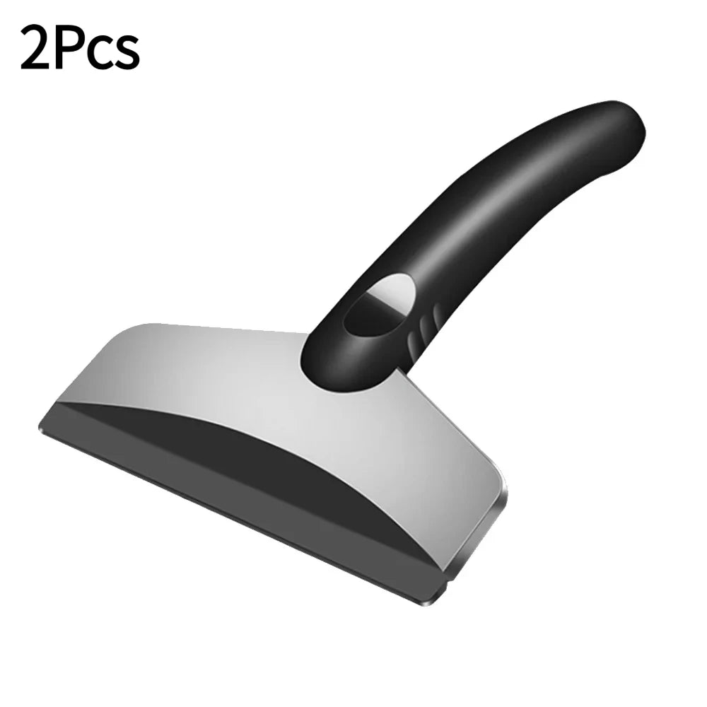 2Pcs Durable Car Snow Shovel Car Windshield Snow Removal Scraper Ice Shovel Window Cleaning Tool for All Car Accessories Removal