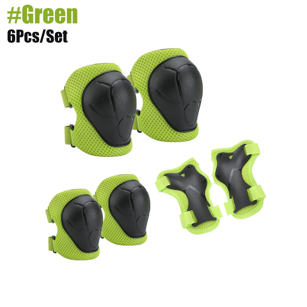Kids Protective Gear Set Knee Pads for Kids 3-7 Years Toddler Knee and Elbow Pads with Wrist Guards for Skating Cycling Bike New