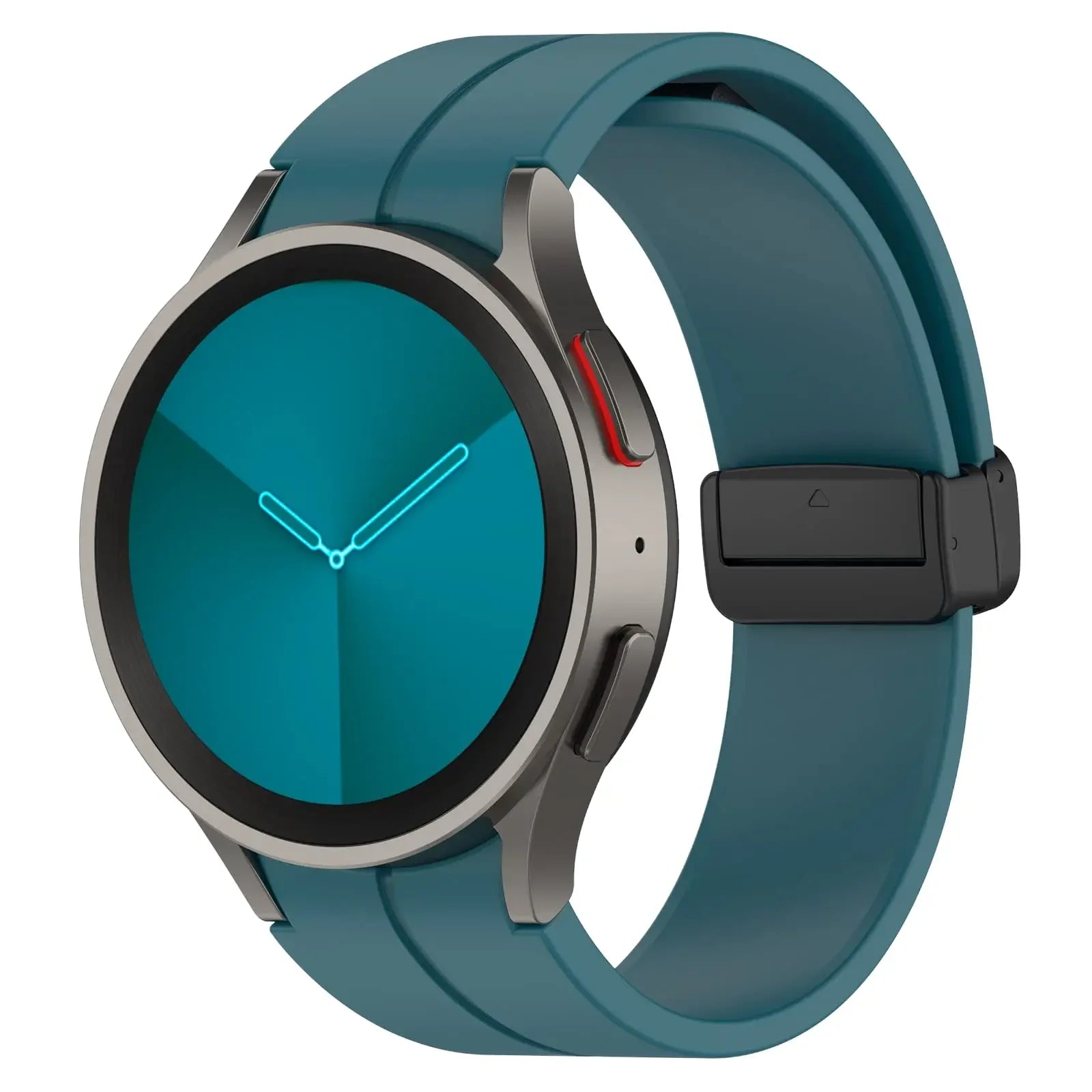 Original Silicone Band for Samsung Watch 7 6 5 4 Classic Strap 47mm 43mm 44mm 40mm Magnetic Buckle For Galaxy Watch 5 Pro 45mm