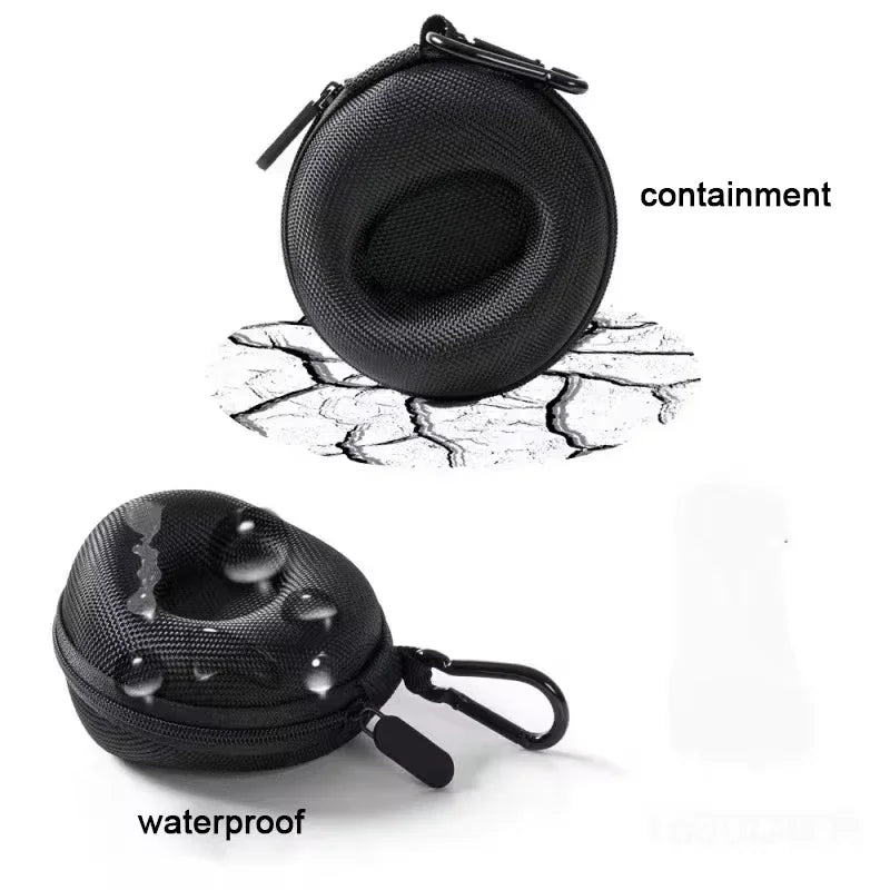 Portable Watch Travel Case EVA Watch Storage Box Waterproof Watch Holder Zippered Smartwatch Container Single Watch Organizer