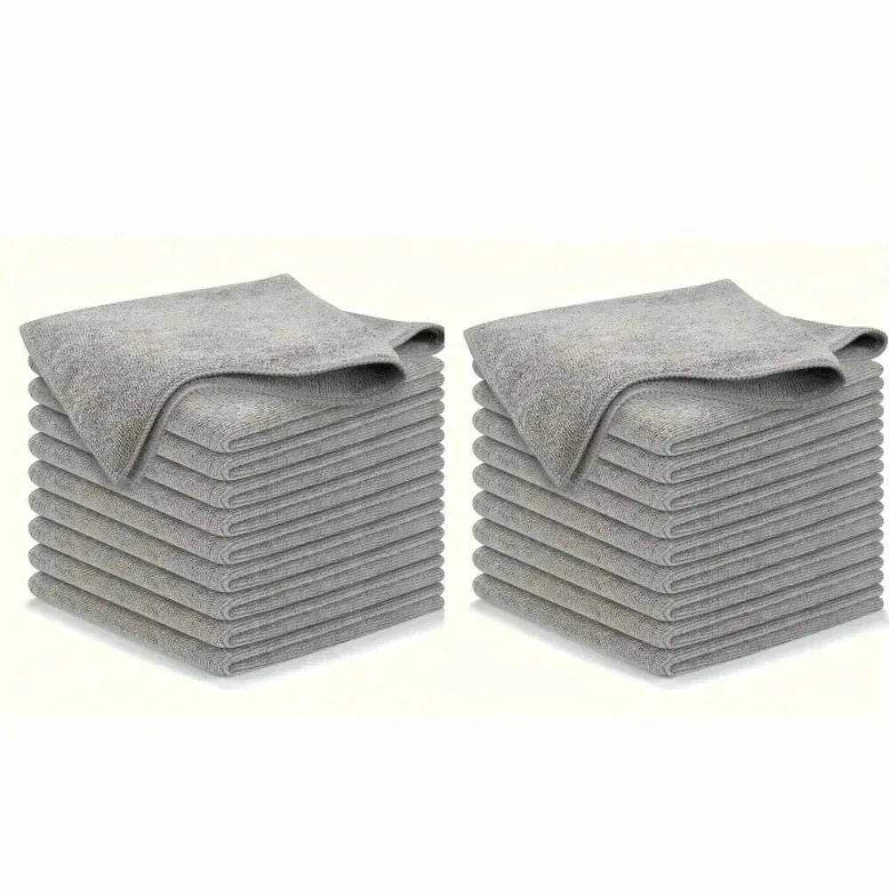 Thickened Ultra-Fine Fiber Cleaning Cloth, Without Lint, a Useful Absorbent Car Window Cleaning Towel
