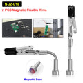 Toolour Magnetic Helping Hands Soldering Tool 2/4 Universal Metal Flexible Arms with Tool Box for Soldering, Electronics Repair