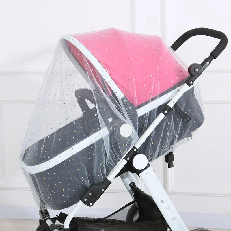 Summer Stroller Mosquito Net Full Cover Baby Cart Mosquito Net Universal Pram Buggys Insect Fly Protection Stroller Accessories