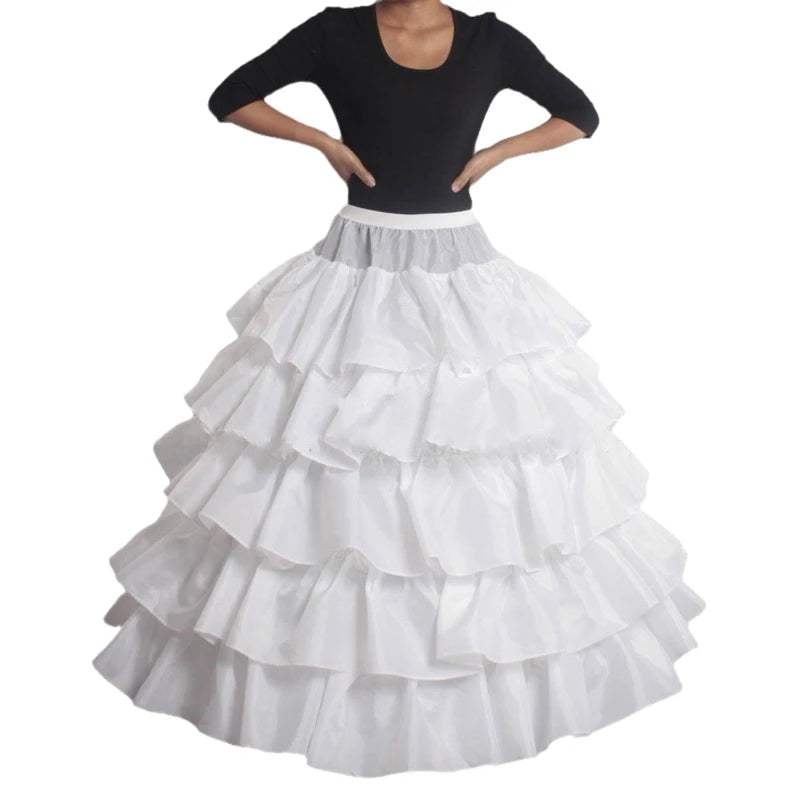 Petticoat Crinoline Slips Hoop Skirt Vintage Underskirt for Gown Dress
