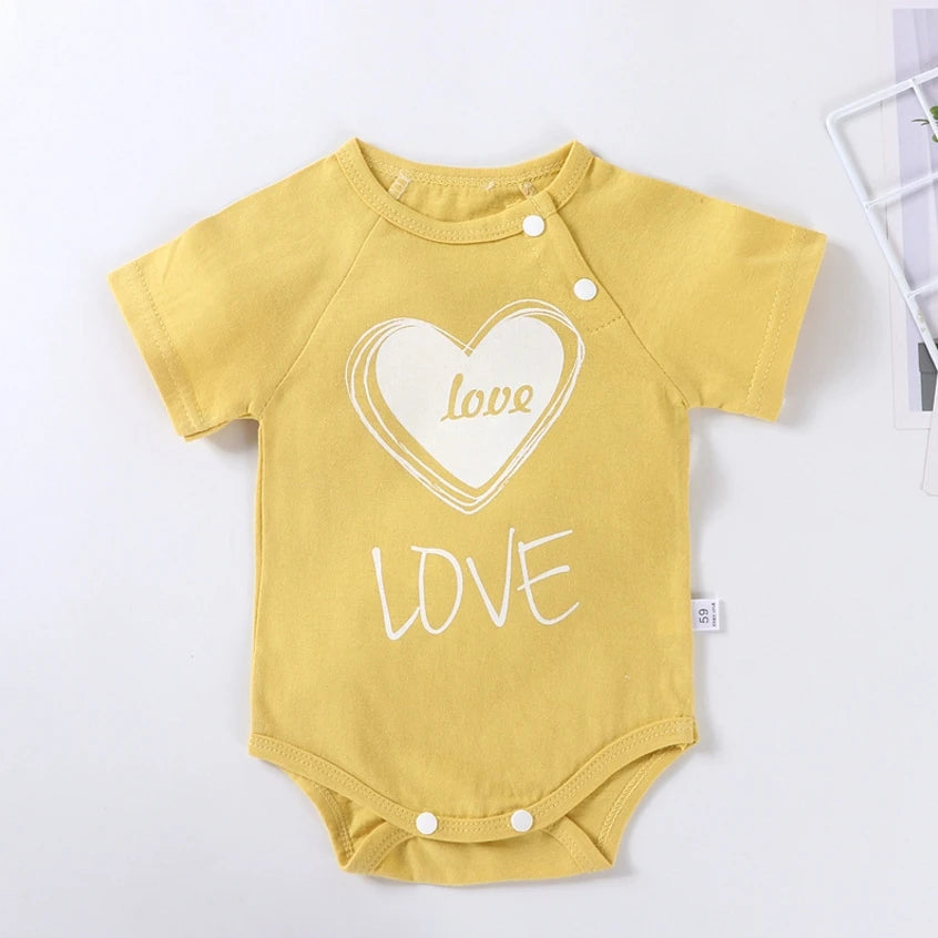 Newborn Baby Rompers Cotton Infant Body Short Sleeve baby Jumpsuit Cartoon Baby Boy Girl clothes 0-24M Crawling Baby