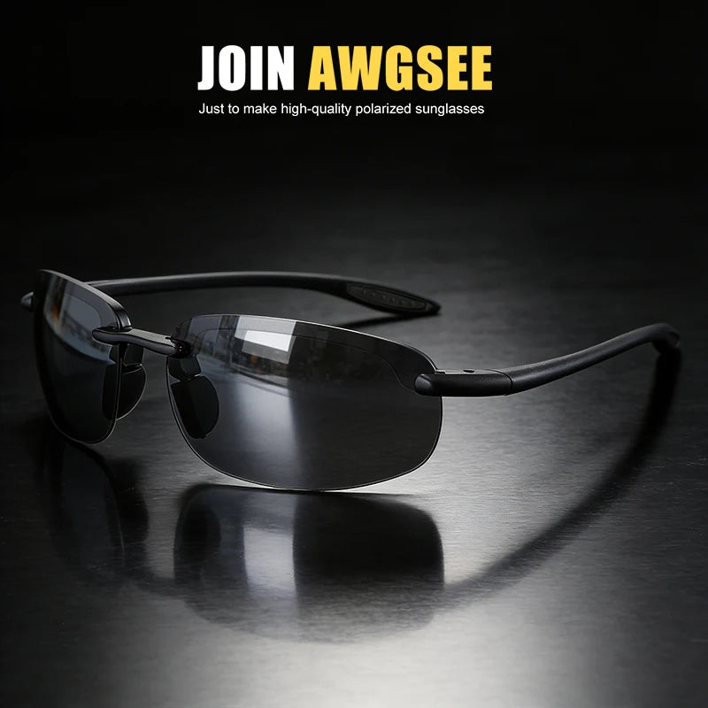 Polarized Sports Sunglasses TR90 Material Flexible & Durable - UV Protection for Driving Fishing Golf Cycling Unisex