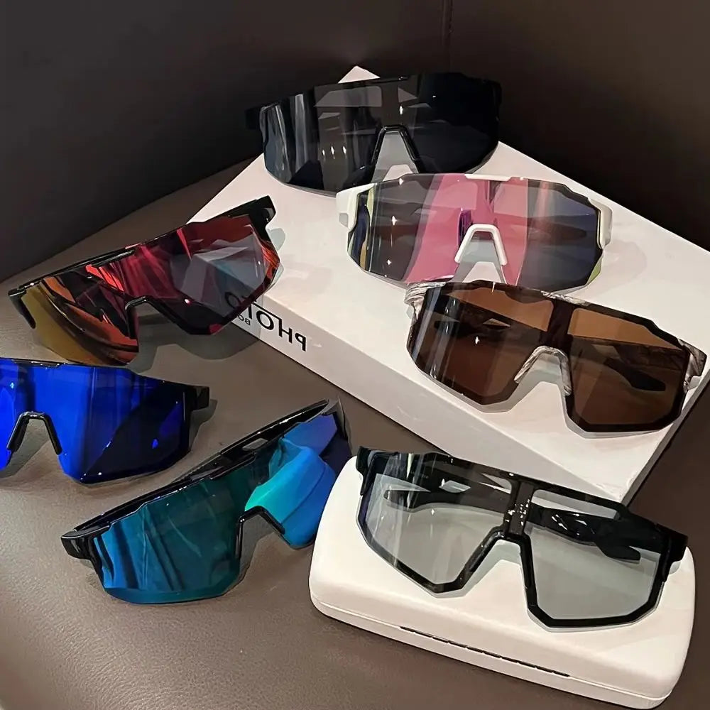 New Outdoor Sport Goggle Fashion Windproof Skiing Shades Cycling Riding UV Protection Popular Sunshade Sunglasses for Men Women