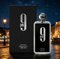 Afnan 9pm Night Men's perfume creates a mysterious and charming night atmosphere with a deep wooden tone. It is cold, gentle and sexy, lasting, and suitable for dating, parties and other night scenes