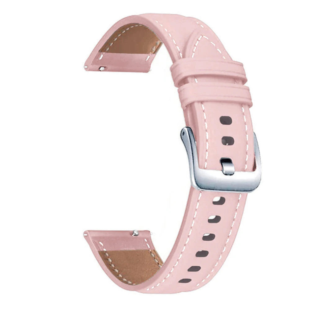 20mm Leather Watch Band For Huawei Watch GT 3/2 GT2 42mm GT3 Pro 43mm Strap Women Honor Magic 2 ES Smartwatch Wristband Bracelet